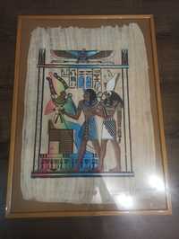 Papirusy z Egiptu oprawione w ramkę