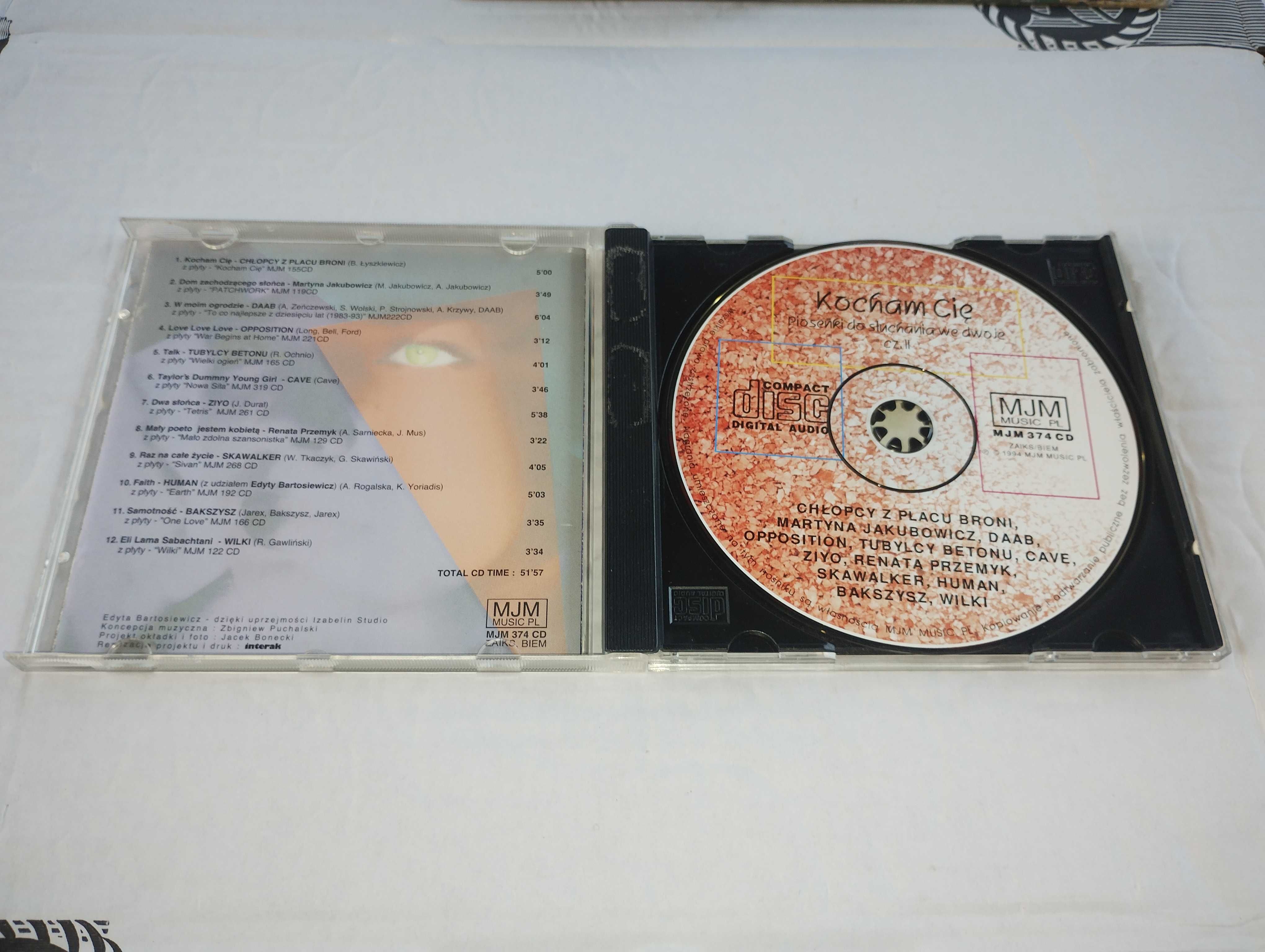 Kocham cię Piosenki do słuchania we dwoje cz. II CD