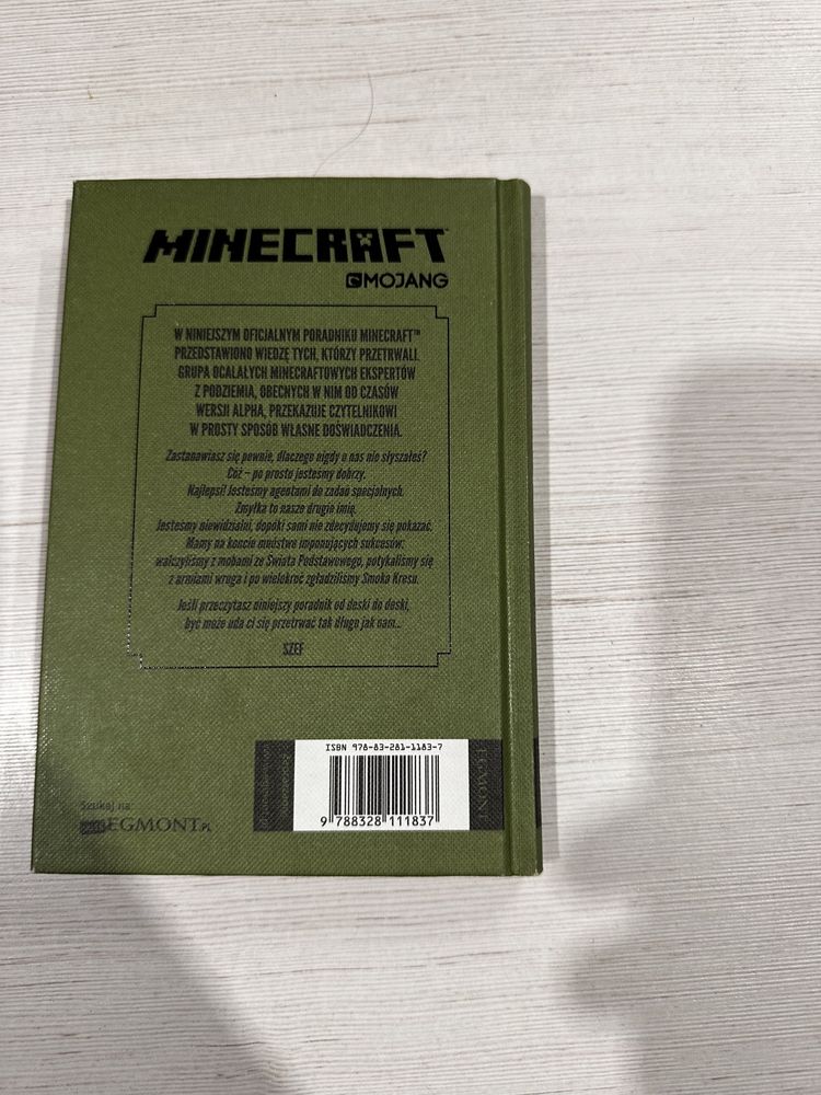 MOJANG Minecraft księga sekretów nowa