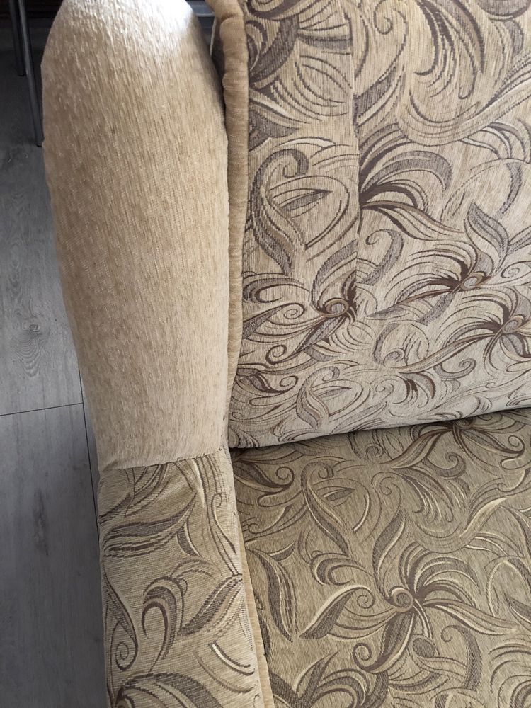 KOMPLET sofa wersalka i fotel ludwik