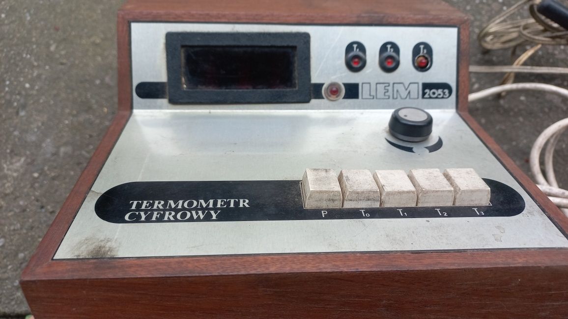 Stary termometr cyfrowy Lem 2053