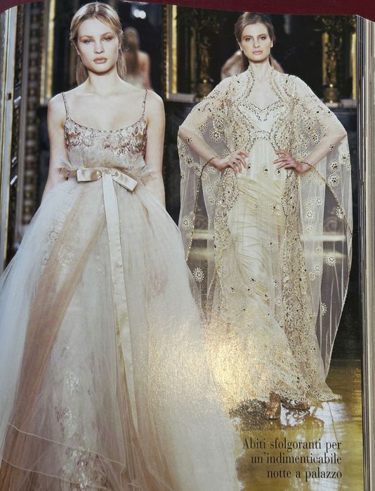 Журнали моди Haute Couture та весільні сукні, італійські