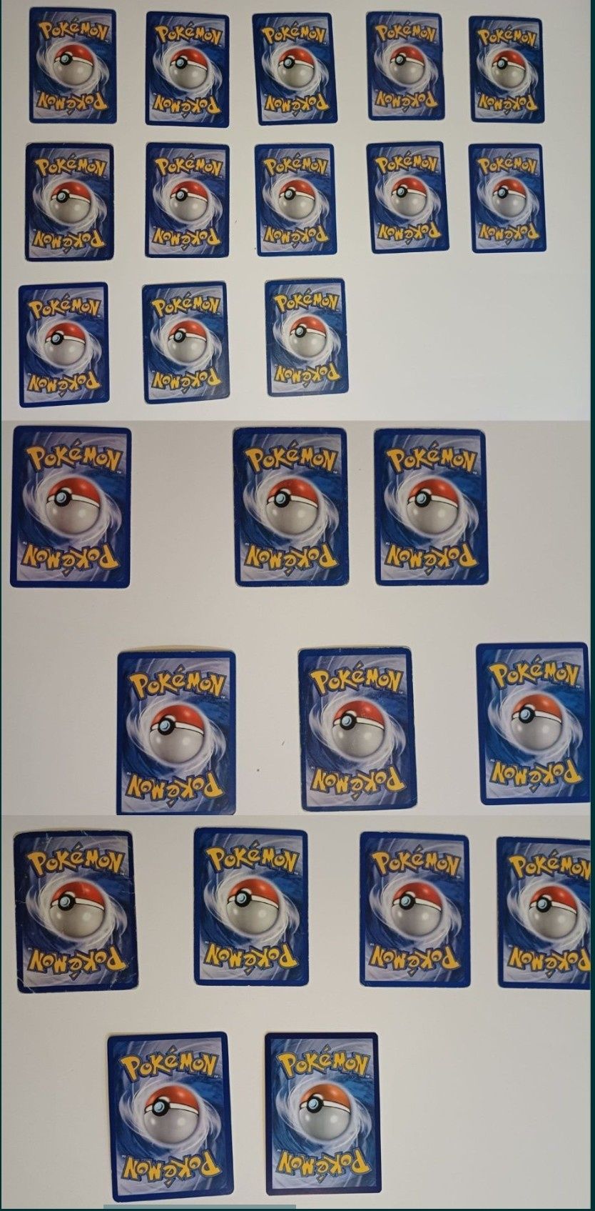 Cartas Pokémon diversas