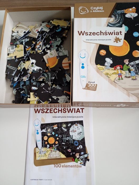 Albik Wszechświat puzzzle interaktywne mówiące