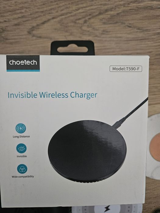 Ładowarka indukcyjna Qi ukryta podblatowa Choetech 10w