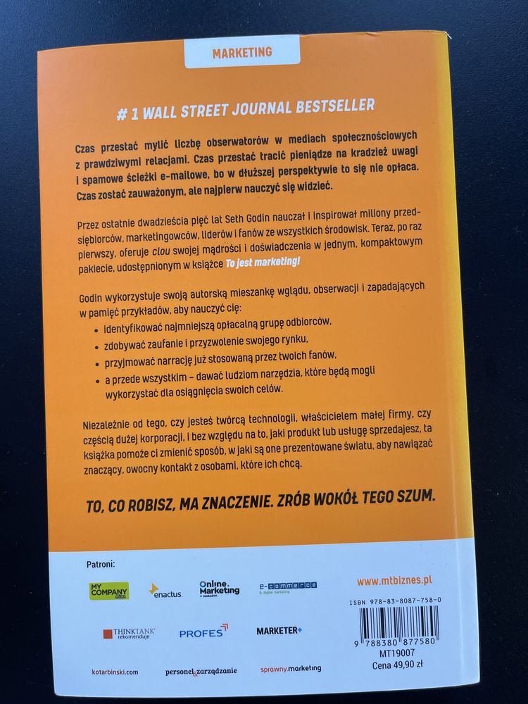 Książka To jest marketing Seth Godin