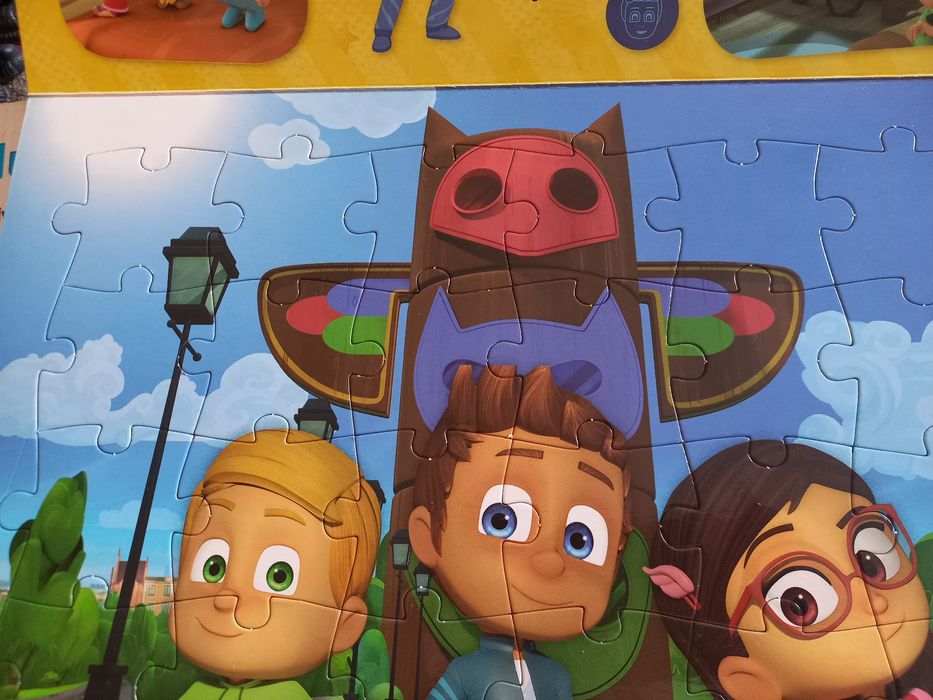 Livro puzzle Pj masks novo