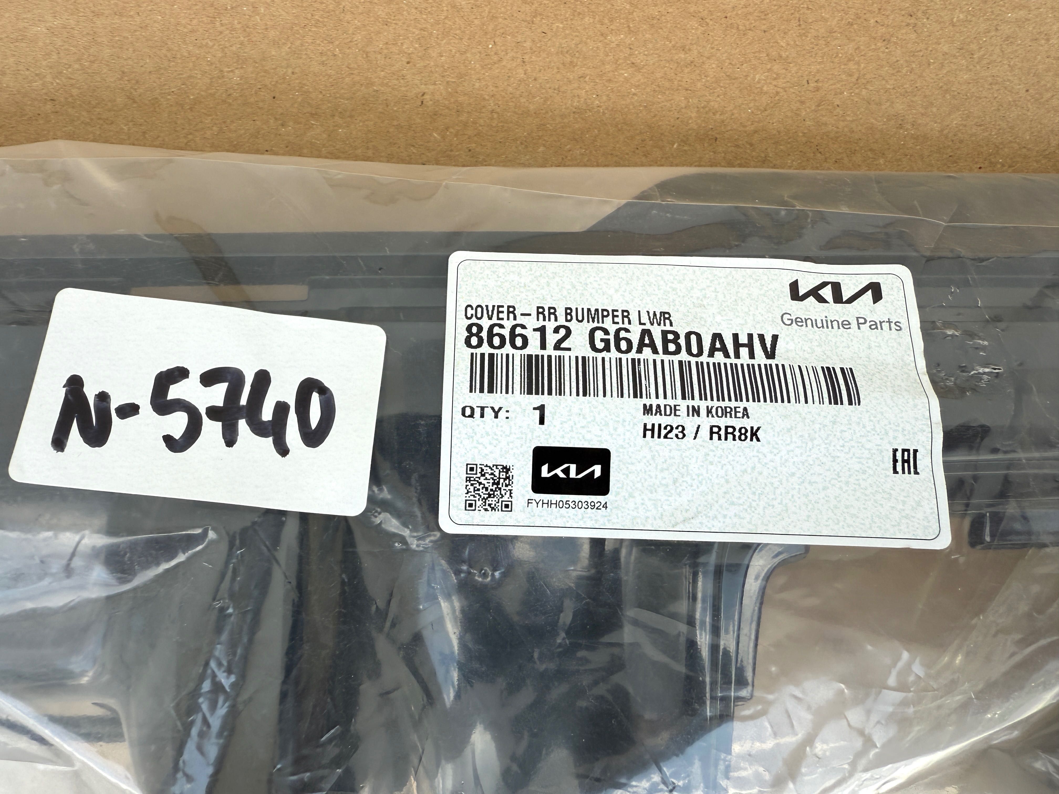 Kia Picanto GT-Line Dyfuzor Zderzaka Tylnego Nowy Oryginał 86612-G6AB0