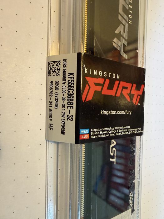 Kingston Fury Beast 32GB 5600MHz CL36