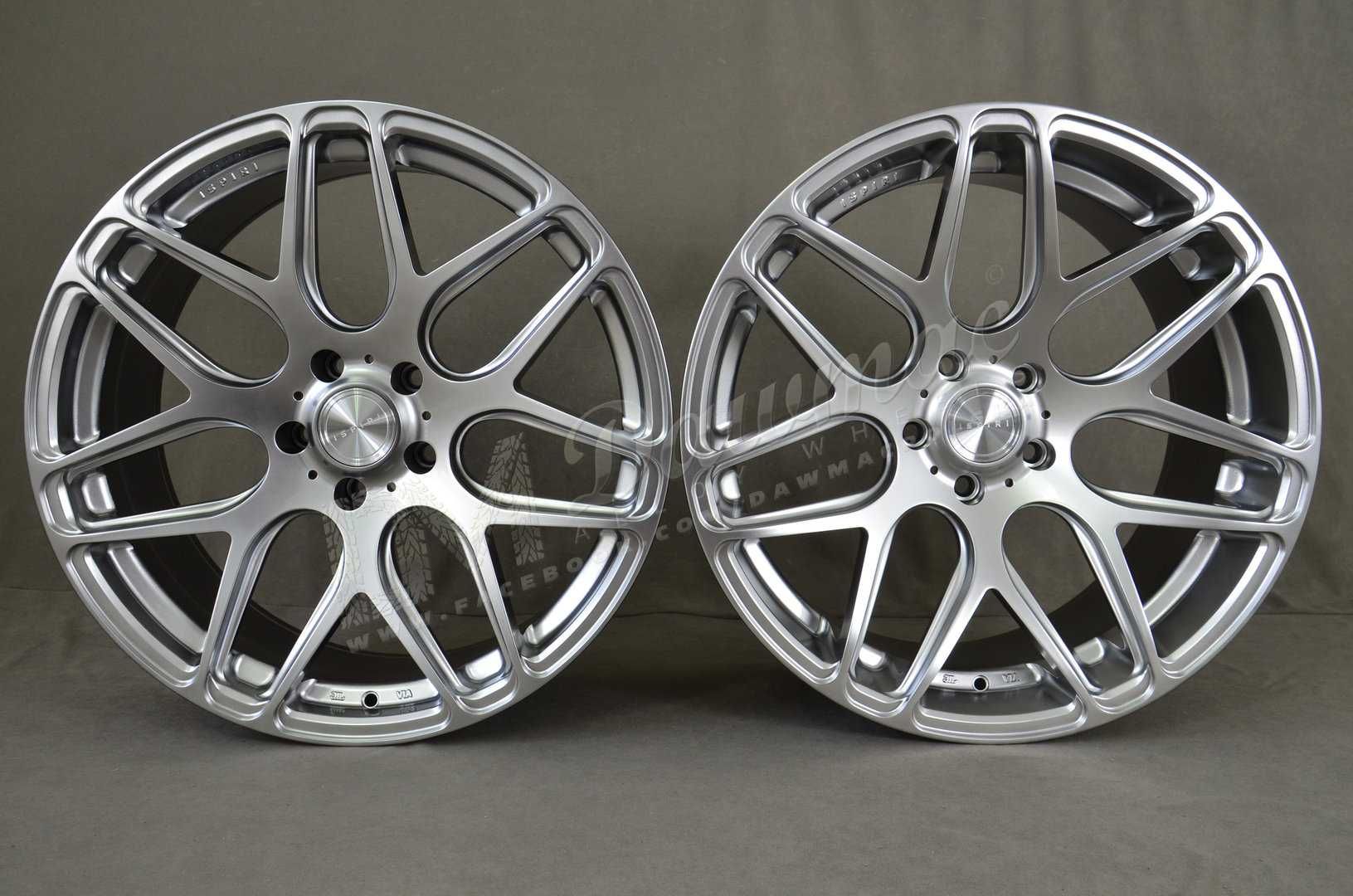 Felgi ISPIRI ISR10 19'' 8,5 ET15 + 10 ET22 5x120 Diamond Silver