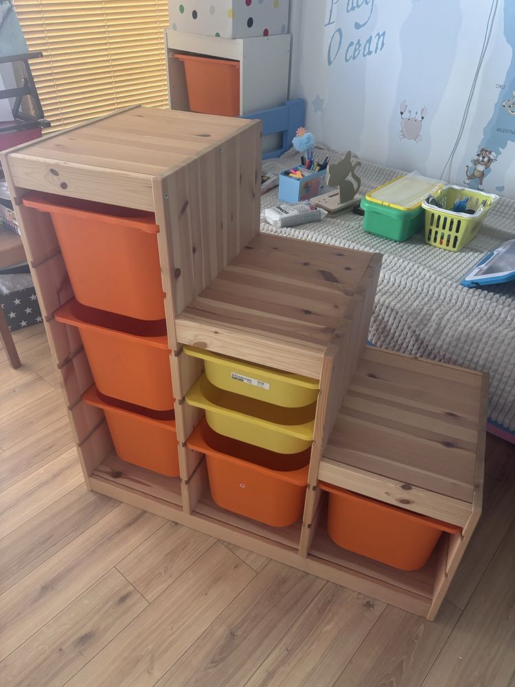 Ikea Trofast regał + pojemniki