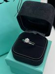 Золотое Кольцо в стиле Tiffany с Бриллиантом 0.50ct GIA сертификат
