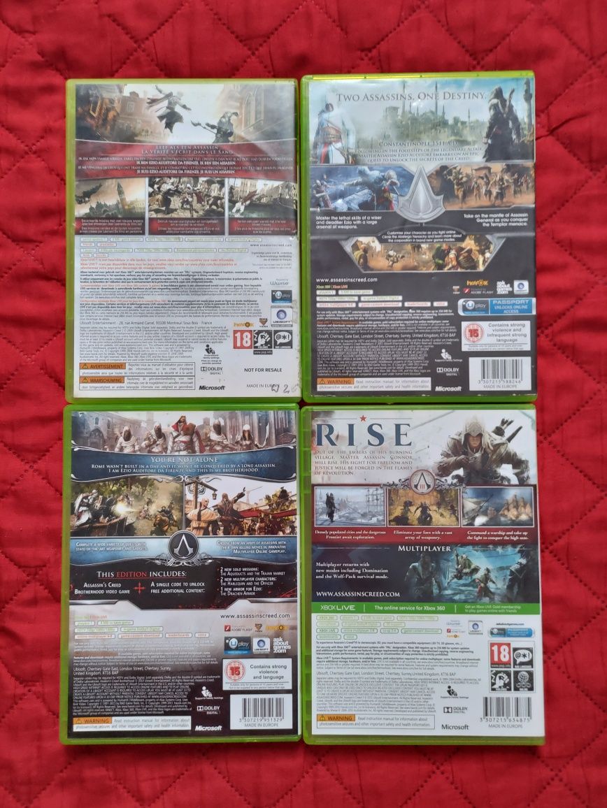 Assassin's Creed 4 części Xbox 360