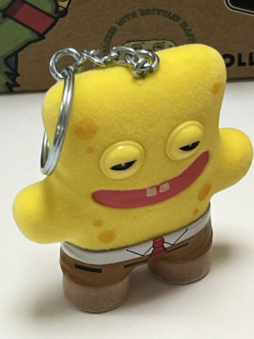 Рідкісний брелок Fuggler SpongeBob Пухнастий Губка Боб Фуглер СпанчБоб