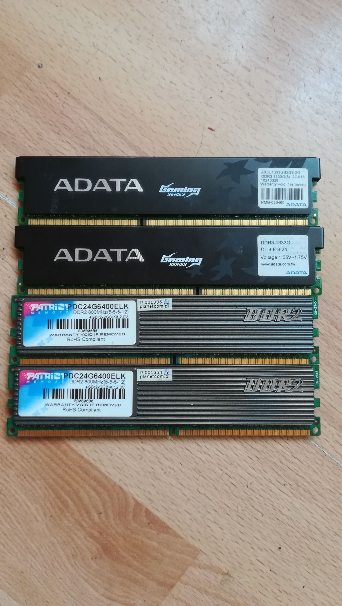 RAM do komputera DDR2 8gb DDR3 4gb