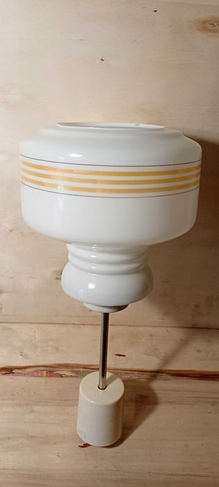 Lampa wisząca szkło PRL