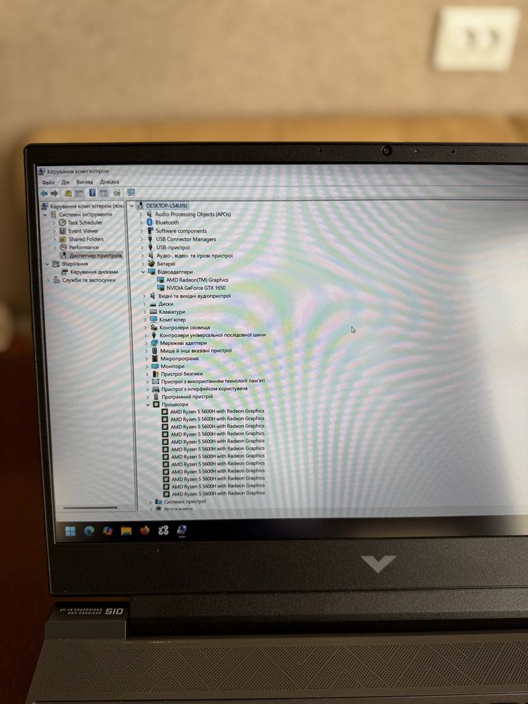 Ноутбук HP Victus 16 Ryzen 5 5600 GTX1650