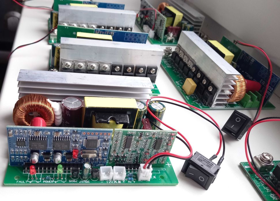 Плата готового інвертора чистий синус на 12V 350 Ват