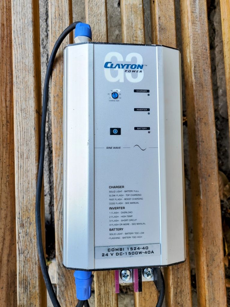 Інвертор гібридний 24v-220v-1500w-40А Clayton 3G Power 1524-40 EcoFlow