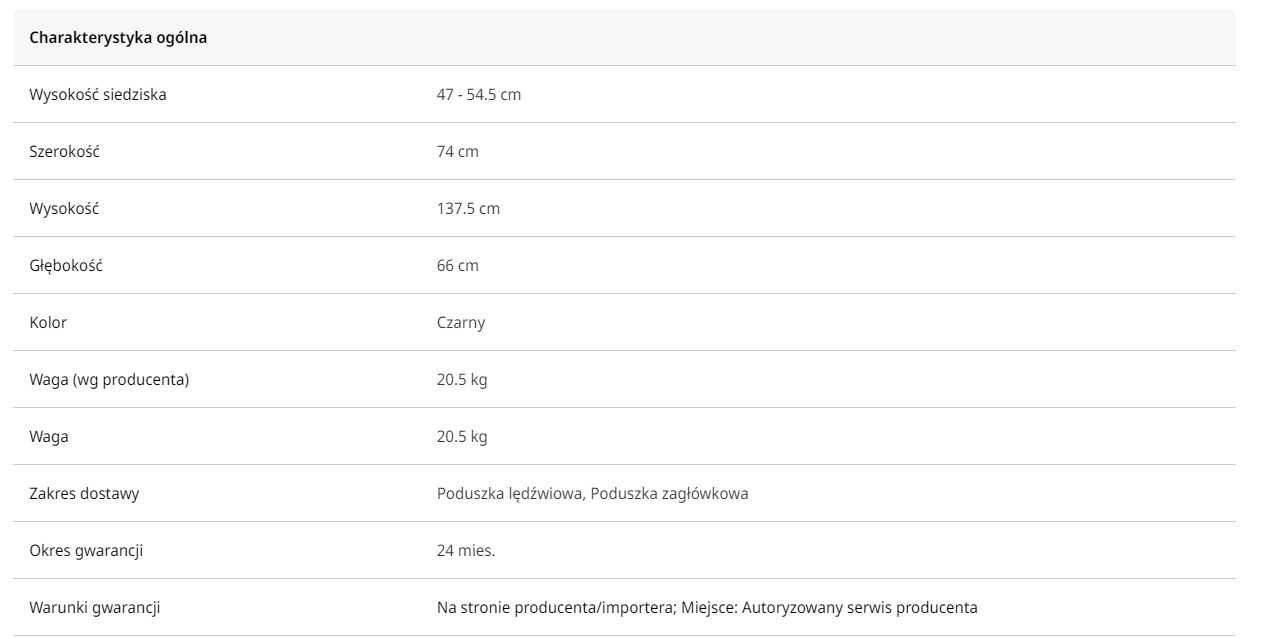 Krzesło obrotowe TRUST GXT 708