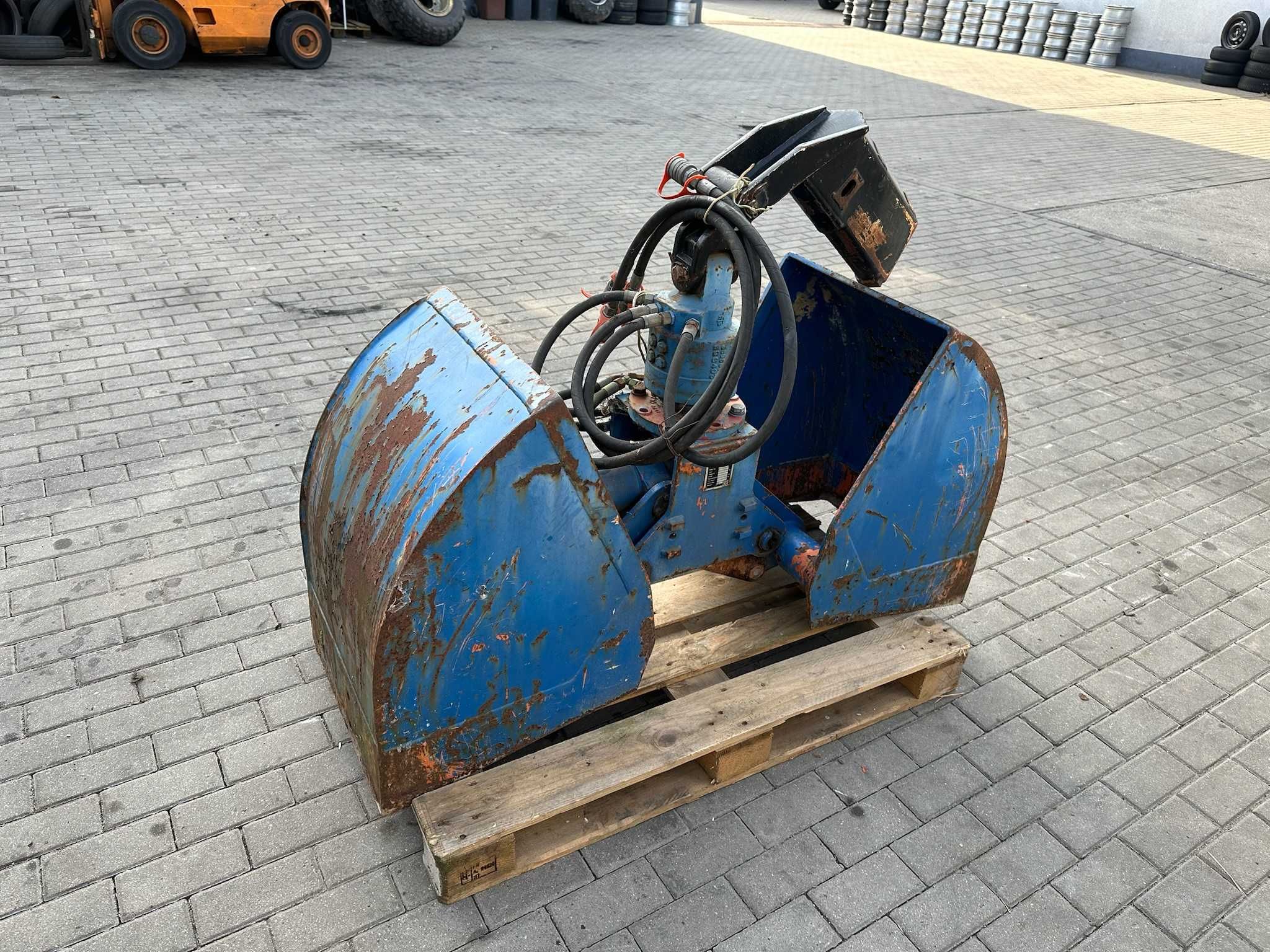 ŁYŻKA CHWYTAK Hydrauliczny Obrotowy CZERPAK Rotator do Koparki 50x50