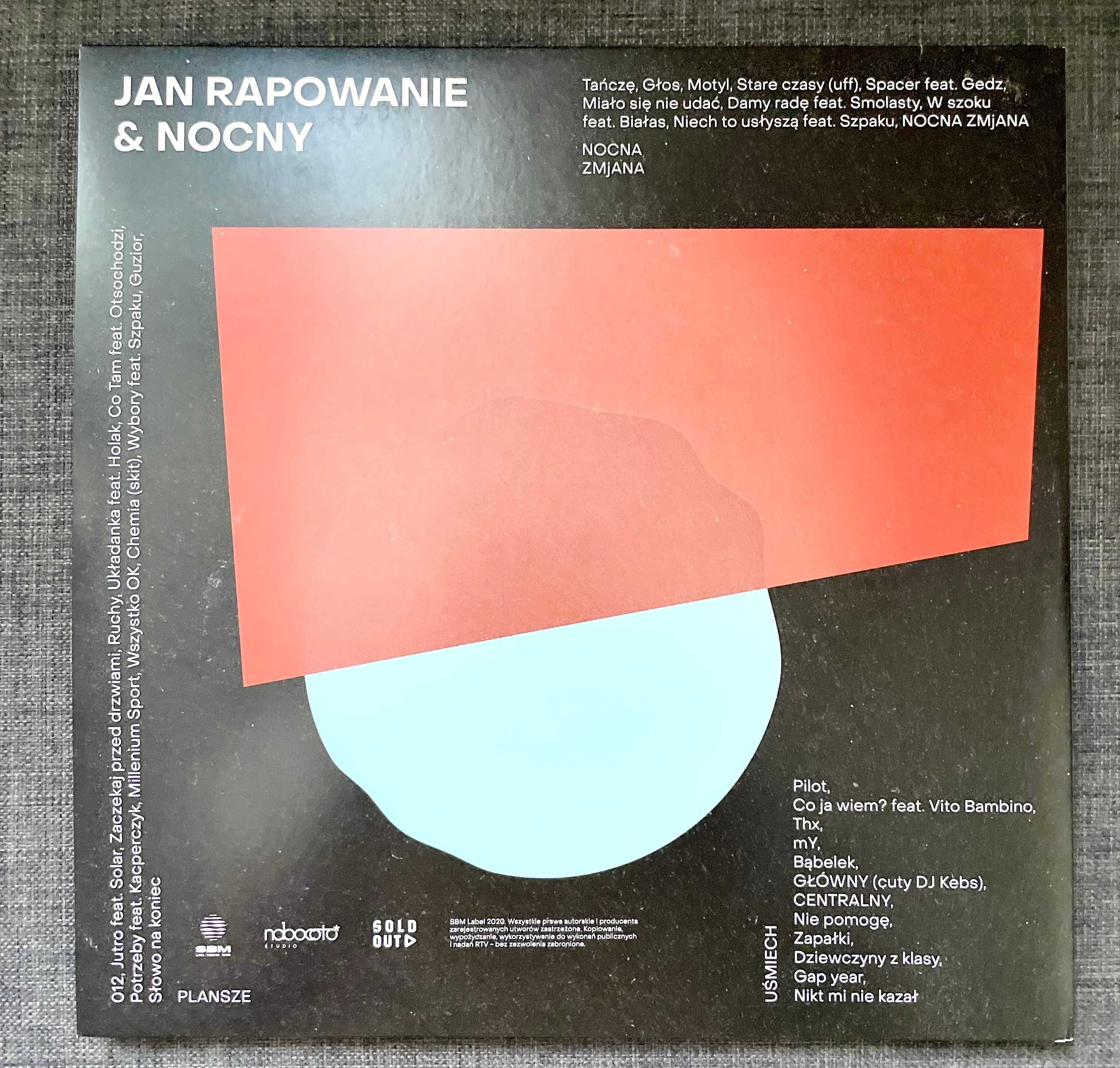 Jan Rapowanie Nocny - Nocna Zmjana Plansze Uśmiech winyl vinyl