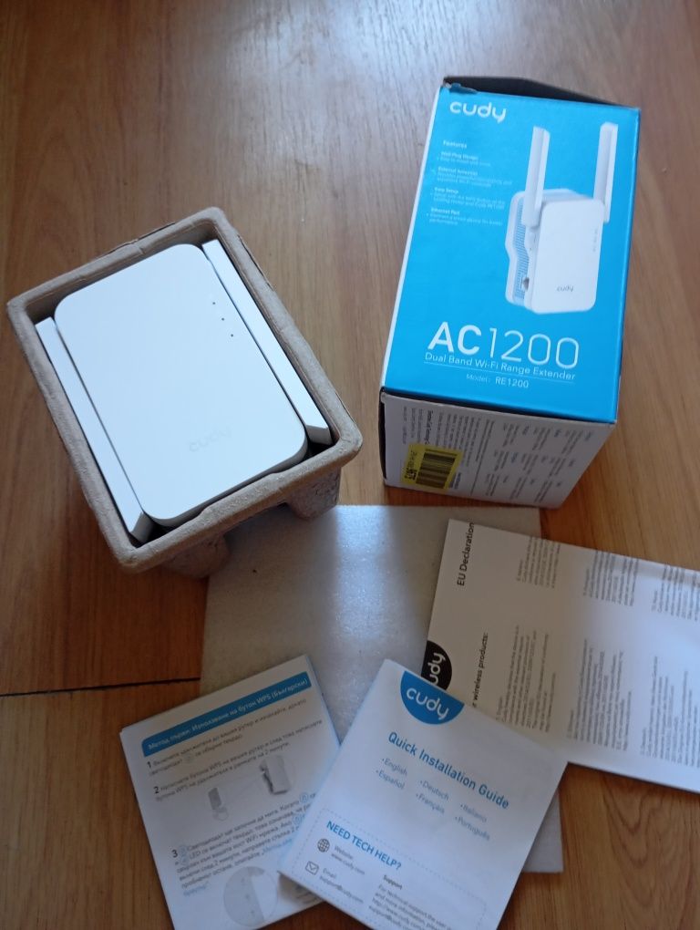 Wzmacniacz Sygnału Wi-Fi Cudy AC1200 (Model RE1200)
