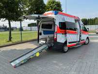 Ford Transit Custom  KARETKA, AMBULANS, Rampa, Do przewozu osób niepełnosprawnych, Wózek