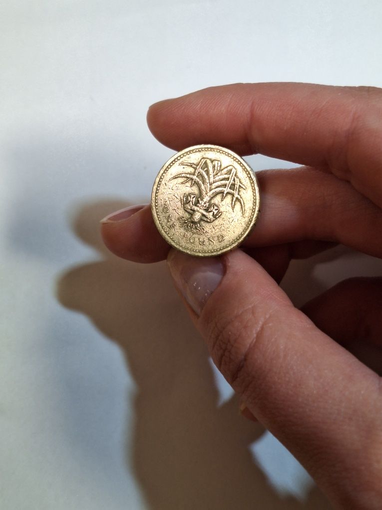 One pound 1985 фунт стерлингов, монета