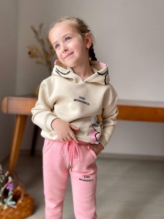 Костюм з капюшоном на флісі