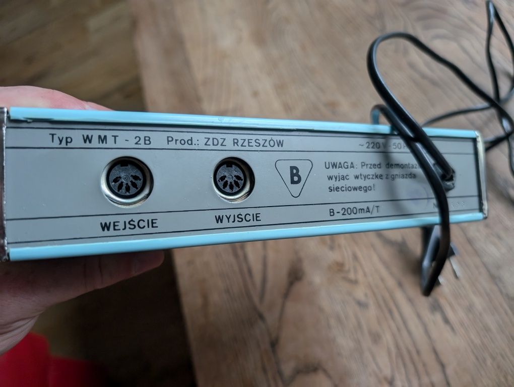Wzmacniacz mikrofonowy WMT-2B jak nowy!