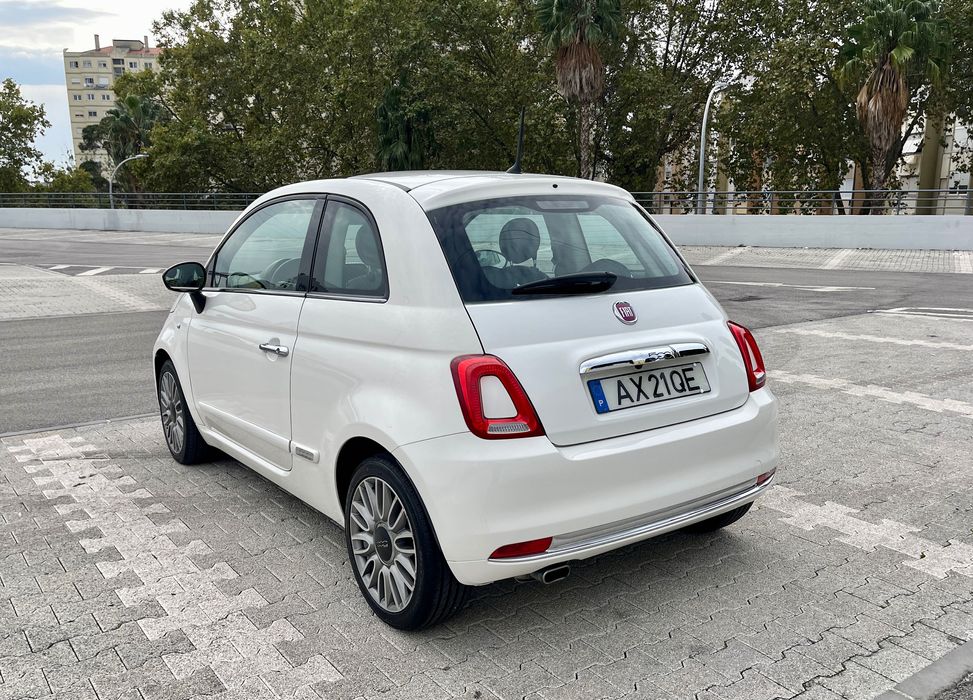 Fiat 500, ano 2016, gasolina 1.2, automático