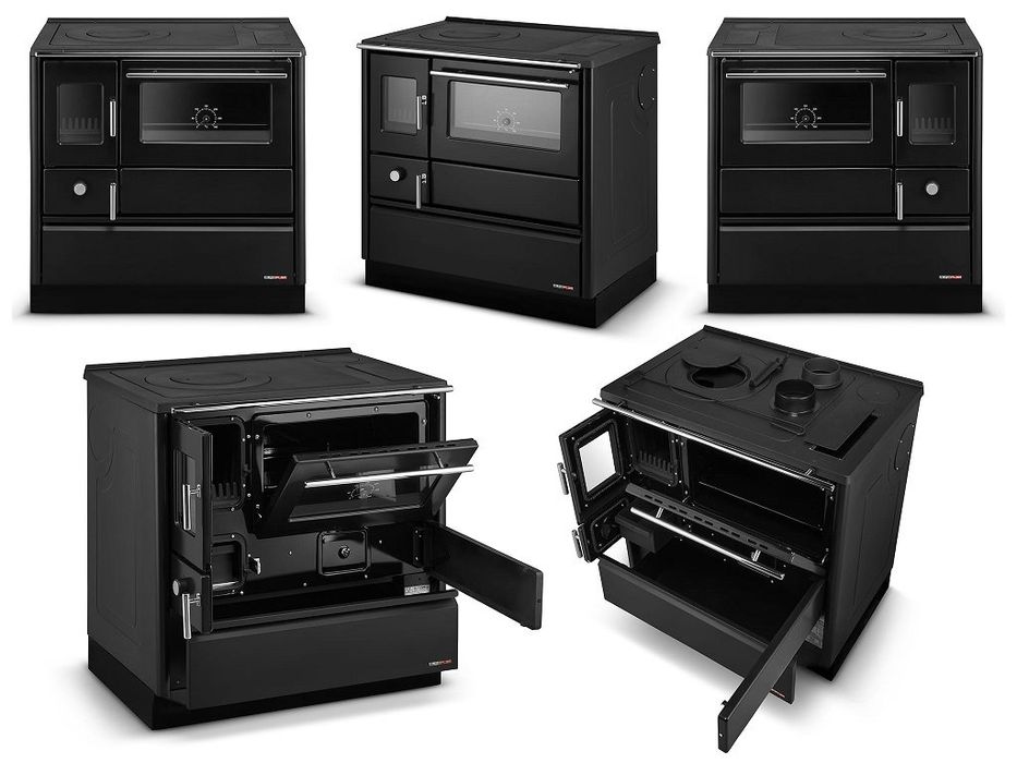 Чавунна піч на дровах з духовкою і варильною поверхнею Alfa-Plam 85G