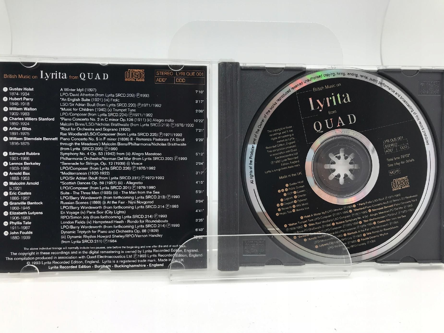 cd - various - british music on lyrita from quad