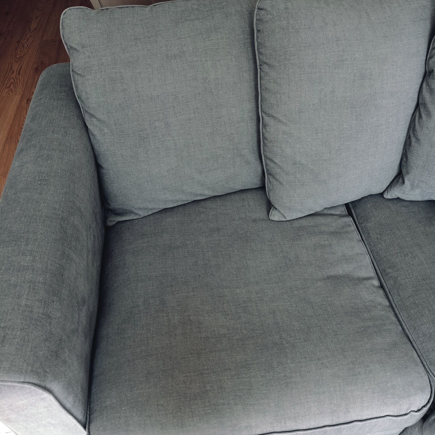 Pokrycie kanapy IKEA GRONLID Softi Light Grey szare siwe narożnej