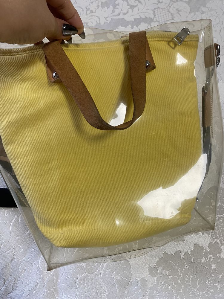 Женская  сумка желтый цвет из бренда Welfare