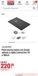Placa Duche Preta