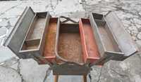 Ящик металлический раскладной для инструментов органайзер