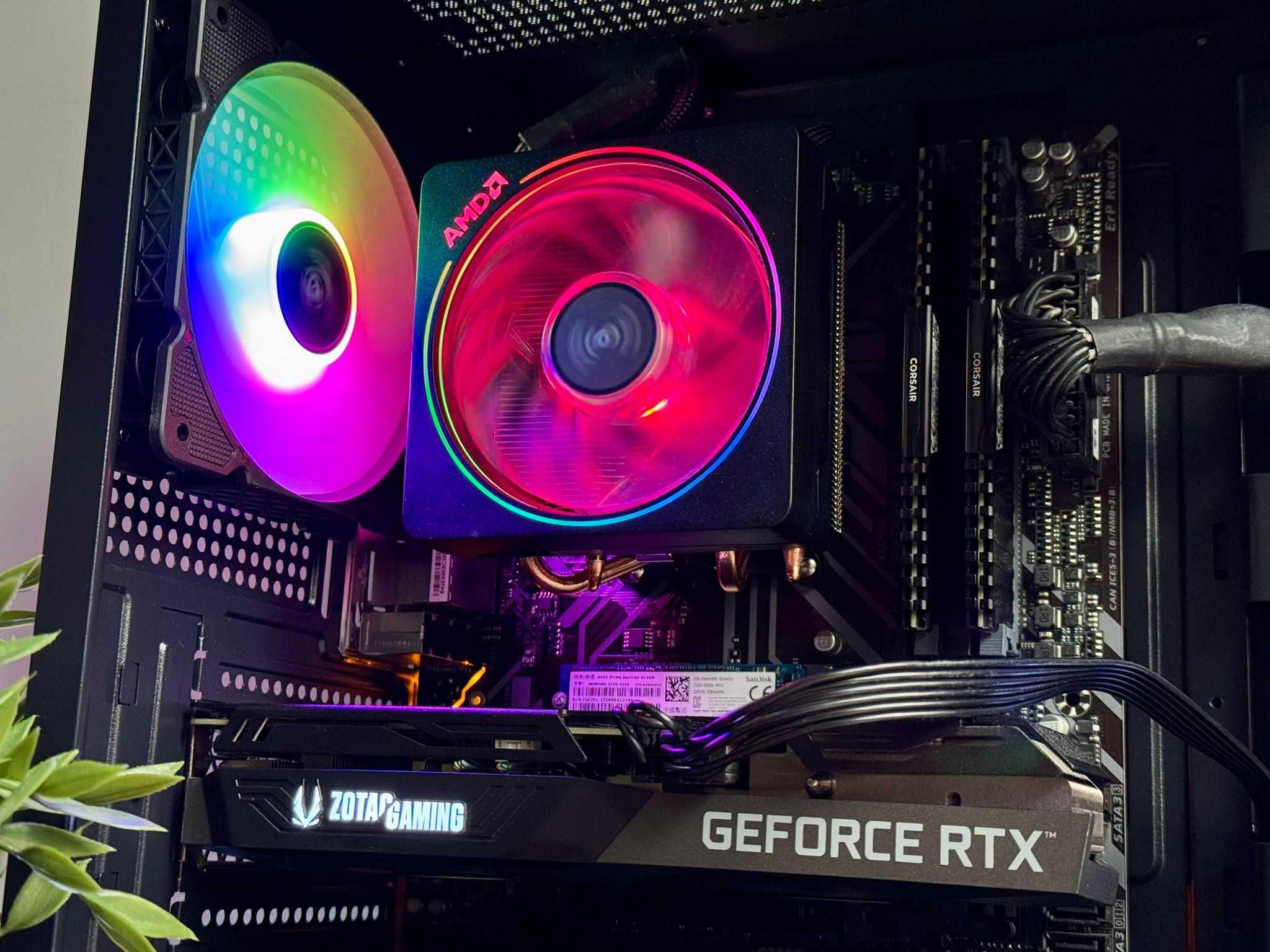 Komputer Gamingowy R5 5500 | RTX 3060 Ti | 32GB RAM | SSD NVMe | ARGB