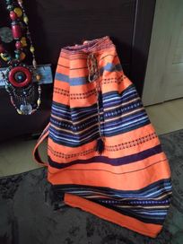 Plecak w stylu meksykańskim, peruwiańskim