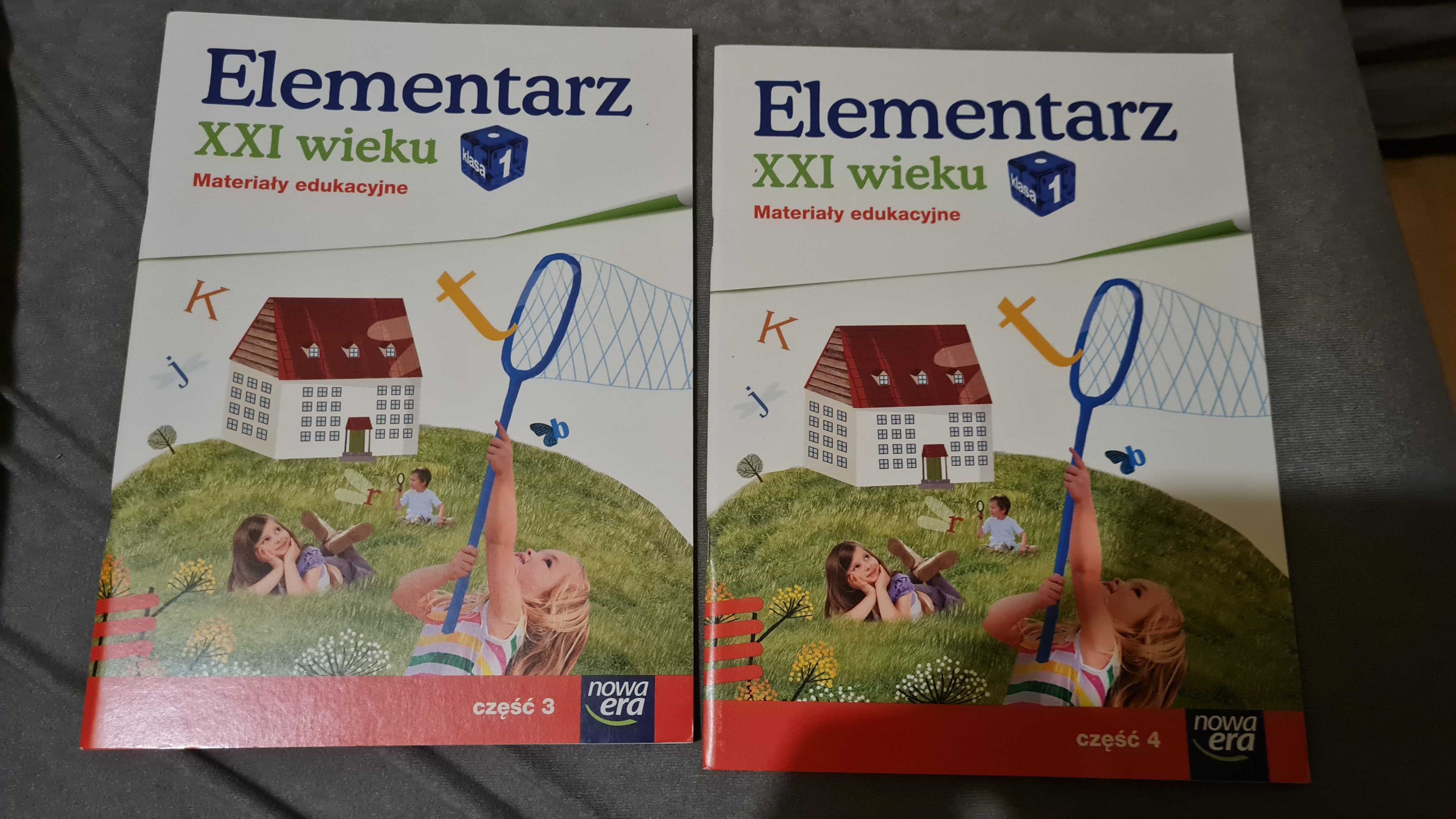 Elementarz XXI wieku klasa 1 ćwiczenia cz.  3 i 4 materiały edukacyjne
