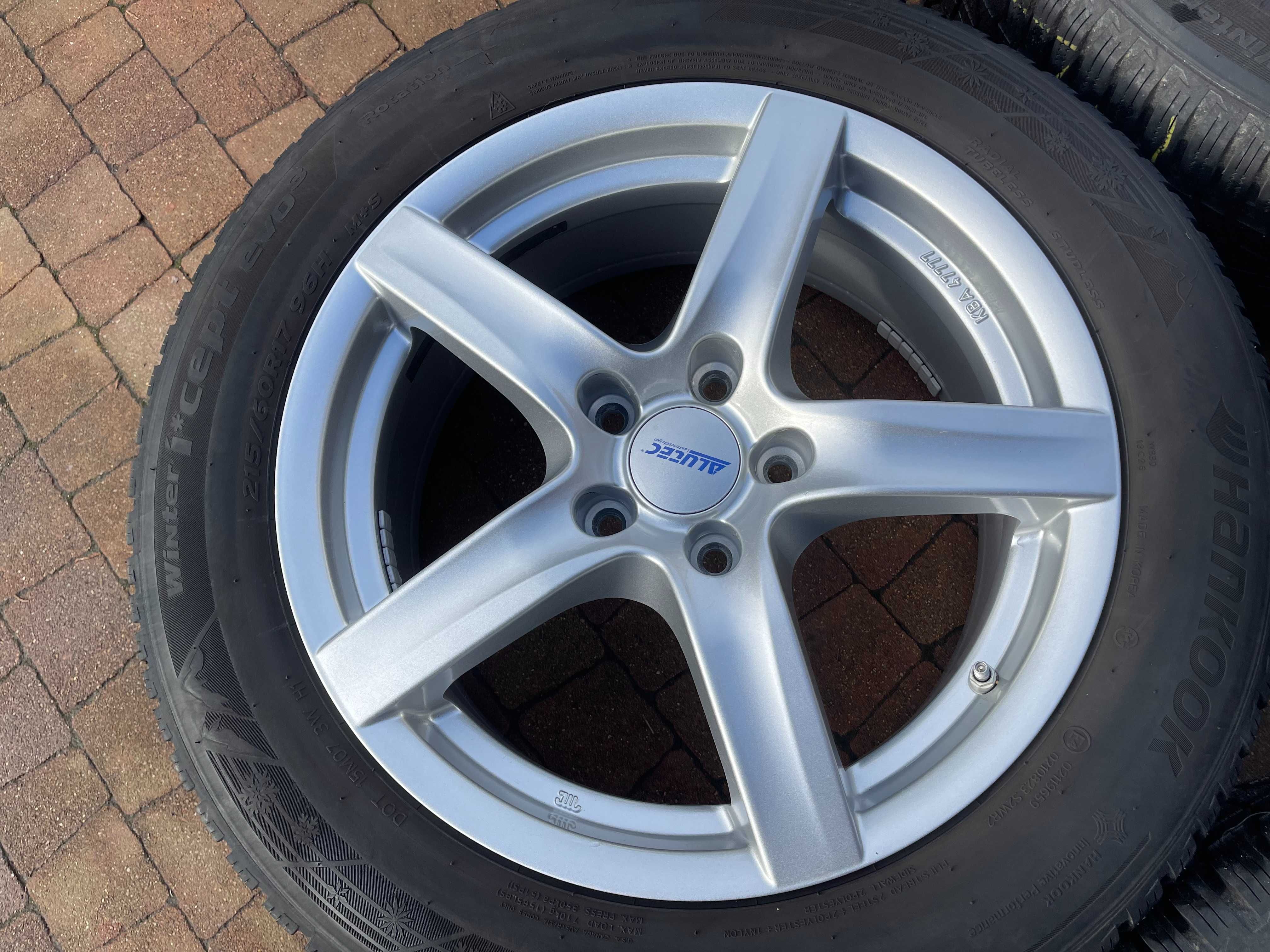 3733. Koła zimowe Tucson III Sportage IV 5x114.3 225/60/17 9mm