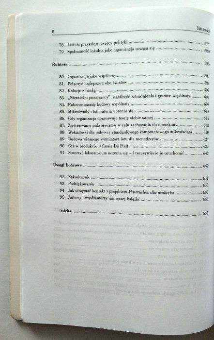 PIĄTA DYSCYPLINA materiały dla praktyka, SENGE, Kleiner, UNIKAT!