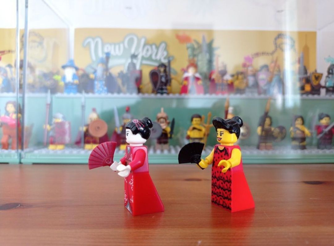 LEGO minifigures ludzik Gejsza Kimono Girl Tancerka Flamenco