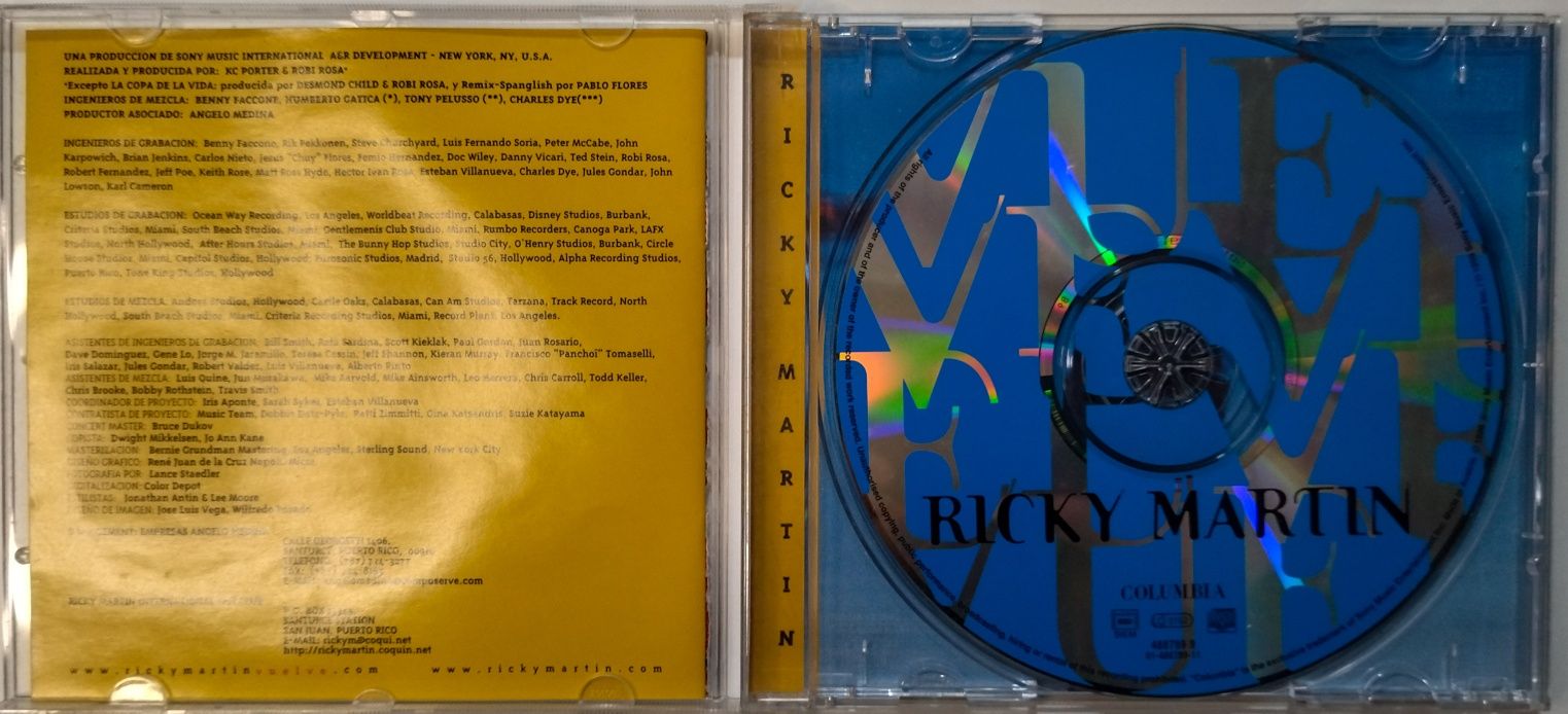 Ricky Martin - Vuelve | 1 CD