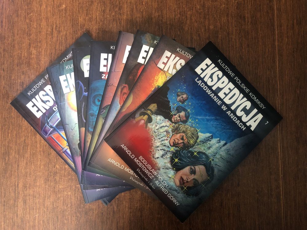 Komiks Ekspedycja 8 albumów komplet