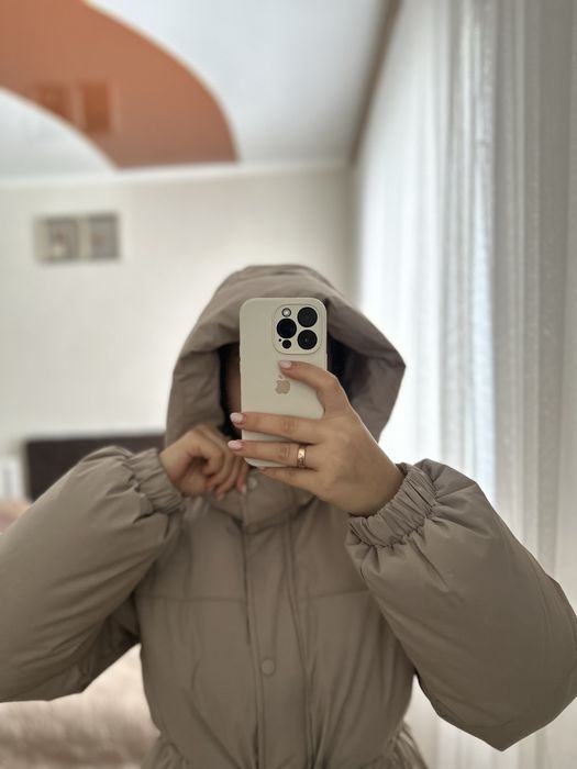 Зимова куртка, пуховик жіноча XL