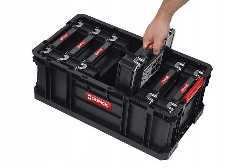 NOWY zestaw Qbrick System TWO BOX 200 Kosz + 6x organizer MULTI