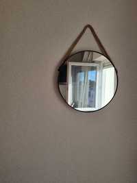 Espelho preto com corda 39cm KASA