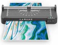 Laminator do A3, A4, A5, A6, A7, z 50 foliami do laminowania,